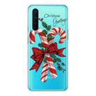 For OnePlus Nord Christmas Series Transparent TPU Protective Case(Big Crutch) - 1