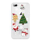 Christmas Series Clear TPU Protective Case For iPhone 8 Plus / 7 Plus(4 Cartoons) - 1
