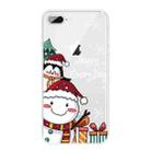 Christmas Series Clear TPU Protective Case For iPhone 8 Plus / 7 Plus(Cute Penguin Snowman) - 1