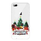 Christmas Series Clear TPU Protective Case For iPhone 8 Plus / 7 Plus(Retro Old Man) - 1
