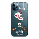 For iPhone 11 Pro Max Christmas Series Clear TPU Protective Case (Trojan Bear Deer) - 1