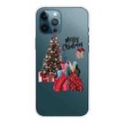 For iPhone 11 Pro Max Christmas Series Clear TPU Protective Case (Christmas Pajamas) - 1