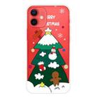 For iPhone 12 / 12 Pro Christmas Series Clear TPU Protective Case(Three-tier Christmas Tree) - 1
