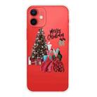 For iPhone 12 mini Christmas Series Clear TPU Protective Case (Christmas Pajamas) - 1