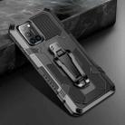 For Samsung Galaxy A71 Armor Warrior Shockproof PC + TPU Protective Case(Black) - 1