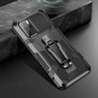 For Huawei P40 Machine Armor Warrior Shockproof PC + TPU Protective Case(Black) - 1