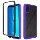 For Huawei Y9 (2019) / Y8s Starry Sky Solid Color Series Shockproof PC + TPU Protective Case(Purple) - 1