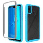 For Huawei Y9 (2019) / Y8s Starry Sky Solid Color Series Shockproof PC + TPU Protective Case(Sky Blue) - 1