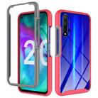 For Huawei Honor 20 / nova 5T Starry Sky Solid Color Series Shockproof PC + TPU Protective Case(Red) - 1