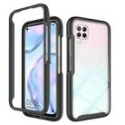 For Huawei P40 Lite Starry Sky Solid Color Series Shockproof PC + TPU Protective Case(Black) - 1