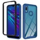 For Huawei Y6 (2019) / Honor 8A Starry Sky Solid Color Series Shockproof PC + TPU Protective Case(Navy Blue) - 1