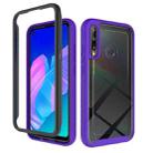 For Huawei Y7p Starry Sky Solid Color Series Shockproof PC + TPU Protective Case(Purple) - 1