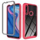 For Huawei Y9 Prime (2019) Starry Sky Solid Color Series Shockproof PC + TPU Protective Case(Red) - 1