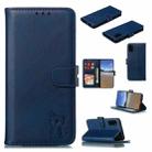 For Samsung Galaxy S20 FE Embossed Happy Cat Pattern Horizontal Flip Leather Case with Holder & Card Slots & Wallet(Blue) - 1