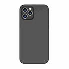 For iPhone 12 Pro Max TOTUDESIGN AA-148 Brilliant Series Shockproof Liquid Silicone Protective Case(Black) - 1