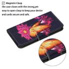 For iPhone XS Max Coloured Drawing Pattern Horizontal Flip PU Leather Case with Holder & Card Slots & Wallet & Lanyard(Big Golden Butterfly) - 6