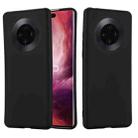 For Huawei Mate 40 Pure Color Liquid Silicone Shockproof Full Coverage Case(Black) - 2