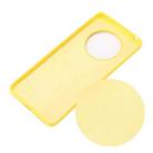 For Huawei Mate 40 Pure Color Liquid Silicone Shockproof Full Coverage Case(Yellow) - 3
