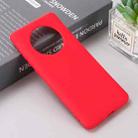 For Huawei Mate 40 Pure Color Liquid Silicone Shockproof Full Coverage Case(Red) - 6