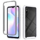 For Xiaomi Redmi 9A Starry Sky Solid Color Series Shockproof PC + TPU Protective Case(White) - 1