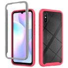 For Xiaomi Redmi 9A Starry Sky Solid Color Series Shockproof PC + TPU Protective Case(Red) - 1