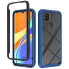 For Xiaomi Redmi 9C Starry Sky Solid Color Series Shockproof PC + TPU Protective Case(Navy Blue) - 1