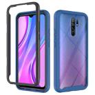 For Xiaomi Redmi 9 Starry Sky Solid Color Series Shockproof PC + TPU Protective Case(Navy Blue) - 1