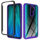 For Xiaomi Redmi Note 8 Pro Starry Sky Solid Color Series Shockproof PC + TPU Protective Case(Purple) - 1