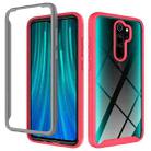 For Xiaomi Redmi Note 8 Pro Starry Sky Solid Color Series Shockproof PC + TPU Protective Case(Red) - 1