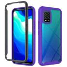 For Xiaomi 10 Lite 5G Starry Sky Solid Color Series Shockproof PC + TPU Protective Case(Purple) - 1