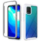 For Xiaomi 10 Lite 5G Starry Sky Solid Color Series Shockproof PC + TPU Protective Case(White) - 1