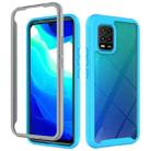 For Xiaomi 10 Lite 5G Starry Sky Solid Color Series Shockproof PC + TPU Protective Case(Sky Blue) - 1