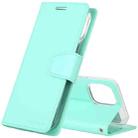 GOOSPERY SONATA DIARY Horizontal Flip Leather Case with Holder & Card Slots & Wallet For iPhone 12 Mini(Mint Green) - 1