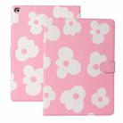 Flower Pattern Horizontal Flip Leather Tablet Case with Holder & Sleep / Wake-up Function For iPad Pro 11 inch (2020)(Pink) - 1