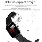 WB01 1.3 inch Full Touch Screen IP68 Waterproof Smart Watch, Support Sleep Monitor / Heart Rate Monitor / Blood Pressure Monitoring(Black) - 4