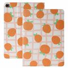 Anti-fall Horizontal Flip TPU Leather Case with Holder & Sleep / Wake-up Function For iPad 10.2 2021 / 2020 / 2019(Orange) - 1