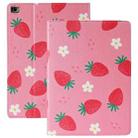 Anti-fall Horizontal Flip TPU Leather Case with Holder & Sleep / Wake-up Function For iPad Pro 10.5 inch / Air 3(Berry) - 1