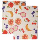 Anti-fall Horizontal Flip TPU Leather Case with Holder & Sleep / Wake-up Function For iPad mini 5 / 4(Fruits) - 1