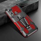 For Motorola Moto E (2020)/E7 Machine Armor Warrior Shockproof PC + TPU Protective Case(Red) - 1