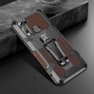 For Motorola Moto E (2020)/E7 Machine Armor Warrior Shockproof PC + TPU Protective Case(Coffee) - 1