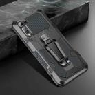 For Motorola Moto E6s (2020) Machine Armor Warrior Shockproof PC + TPU Protective Case(Gray) - 1