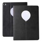 For iPad 9.7 (2018) / (2017) Cross Texture Horizontal Flip PU Leather Case with Holder & Sleep / Wake-up Function(Balloon) - 1