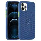 All-inclusive Shockproof Breathable TPU Protective Case For iPhone 12 Pro Max(Royal Blue) - 1