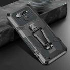 For LG K61 Machine Armor Warrior Shockproof PC + TPU Protective Case(Space Gray) - 1