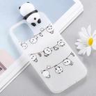 Pattern 3D Lovely Papa Panda Shockproof Protective Case For iPhone 12 mini(Hang The Clothes Pandas) - 1