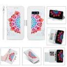 For Samsung Galaxy S10e Printing Dual-color Half Mandala Pattern Dual-side Magnetic Buckle Horizontal Flip Leather Case with Holder & Card Slots & Wallet & Photo Frame & Lanyard(White) - 1