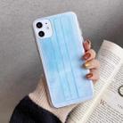 Personalized Creative Pattern 1.5mm Thicked TPU Shockproof Case For iPhone 12 / 12 Pro(Blue) - 1