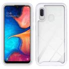 For Samsung Galaxy A20e Starry Sky Solid Color Series Shockproof PC + TPU Protective Case(White) - 1