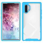 For Samsung Galaxy Note 10 Plus Starry Sky Solid Color Series Shockproof PC + TPU Protective Case(Baby Blue) - 1