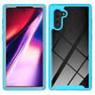 For Samsung Galaxy Note 10 Starry Sky Solid Color Series Shockproof PC + TPU Protective Case(Baby Blue) - 1
